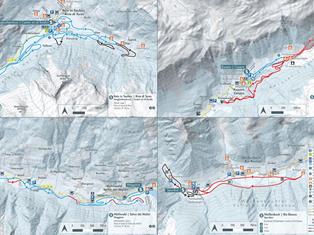 Le 4 piste da fondo nell'area vacanze Valle Aurina: