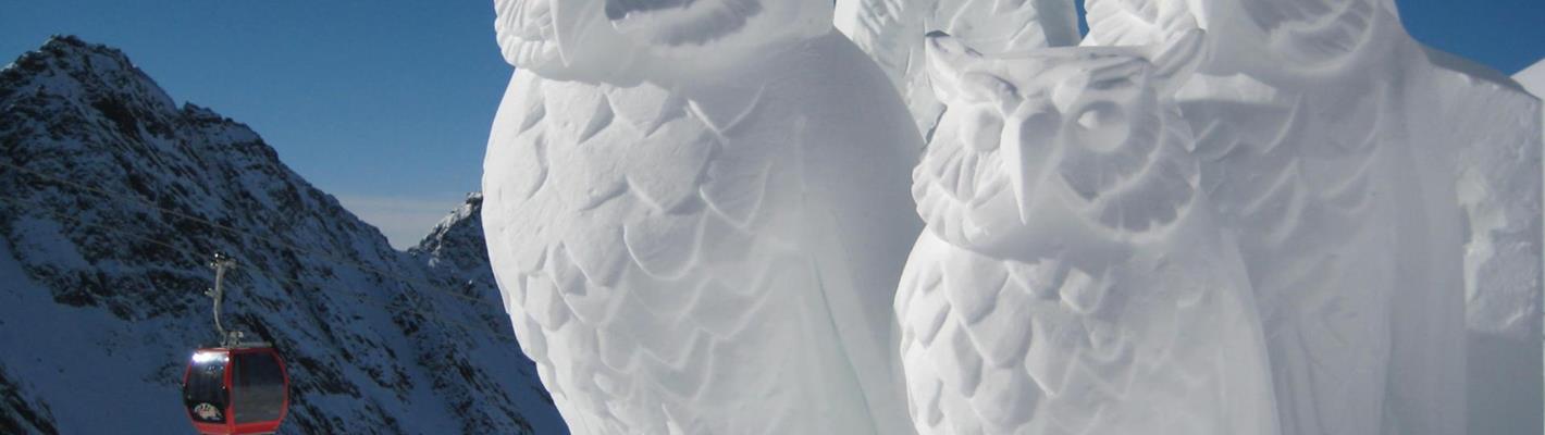 Internationales Schneeskulpturen-Festival am Klausberg