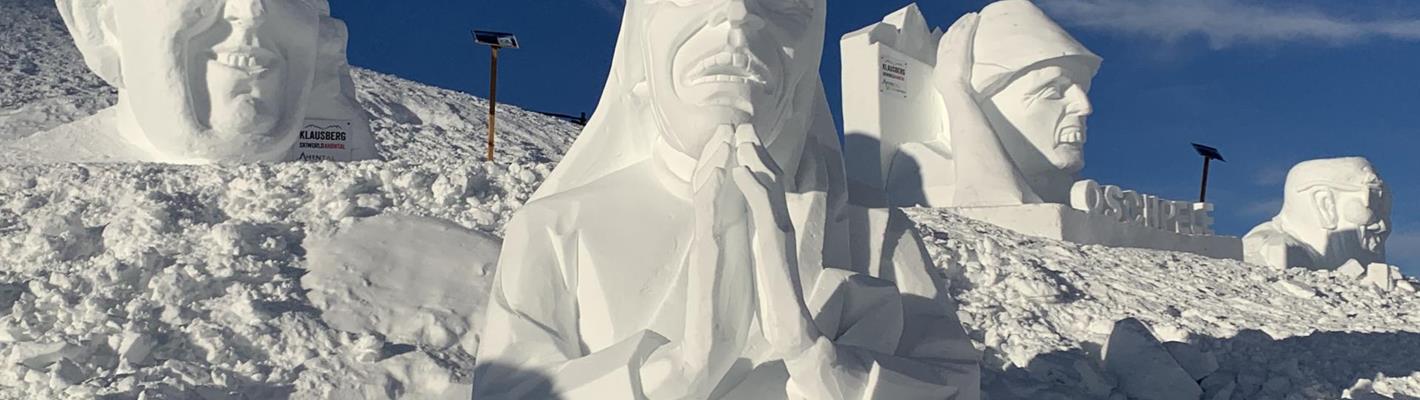 Internationales Schneeskulpturen-Festival am Klausberg