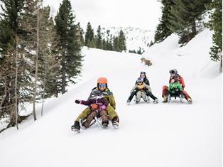 La più lunga pista da slittino dell'Alto Adige
