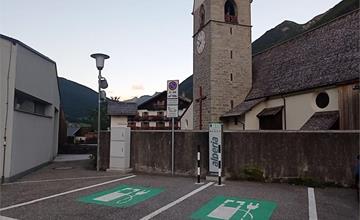 E-car charge station St.Jakob/S. Giacomo
