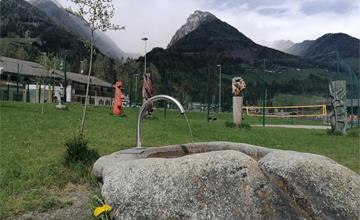 Trinkwasserbrunnen Luttach Skulpturenpark