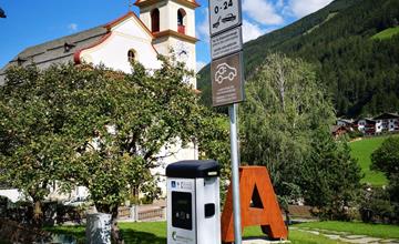 E-car charge station San Giovanni-St. Johann